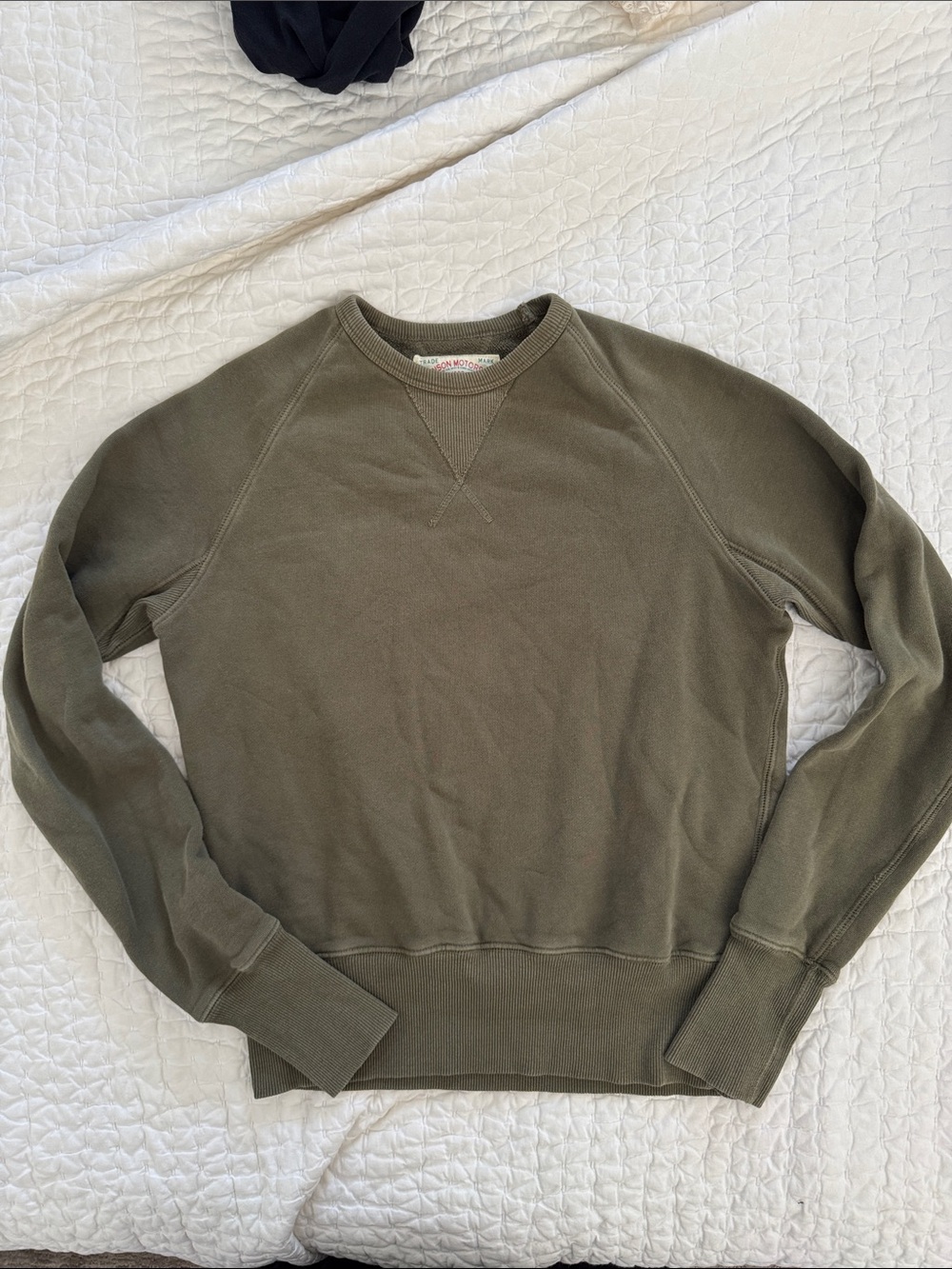 Johnson Motors Inc Olivedrab Crewneck Sweatshirt